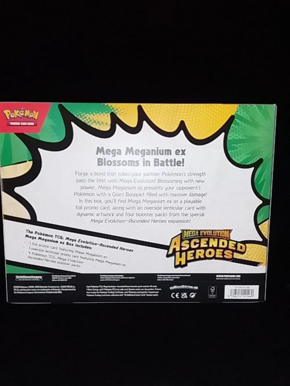New Pokemon Meganium ex Box - Green